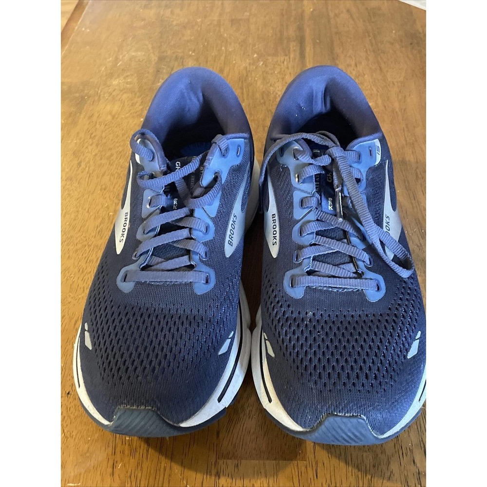 Brooks Mens Ghost 15 Berkshire Hathaway Navy Running Shoes Size 8 D No Insoles